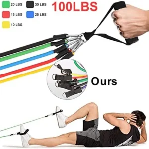 Exercise Bands Resistance Bands Set Strength Training Fitness Bands Workout Bands Resistance Elastic Bands for Exercise