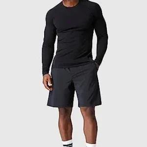 Fabletics Men’s The Franchise Short, Workout, Training, Gym, Lightweight, Athletic Shorts with Zip Pockets, Stretch Woven