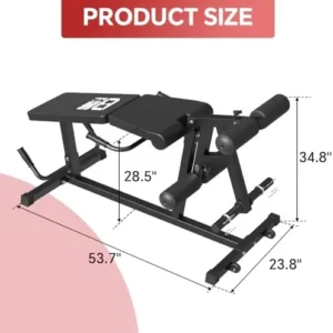 FAGUS H Leg Extension and Leg Curl Machine,Seated Leg Extension and Lying Curl Machine for Home Gym,Leg Press Bench Fit for both 1” and 2” weight plates