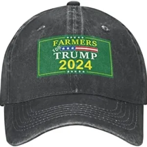 Farmers for Trump 2024 Vintage Denim Baseball Cap Cowboy Hat Classic Adjustable8