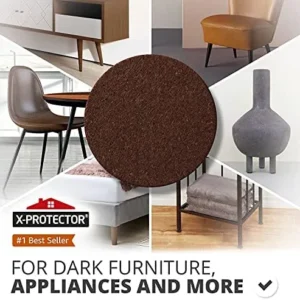 Felt Furniture Pads X-PROTECTOR 8 PCS – Premium 6” x 4 3/8” Heavy Duty Brown Felt Sheets! Cut Large Furniture Pads to The Size You Need – The Best Felt Floor Protectors for Any Hard Floor!