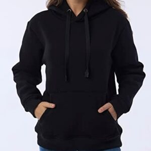 Fenclushy Womens Winter Hoodies Warm Fleece Sherpa Lined Pullover Hooded Sweatshirt