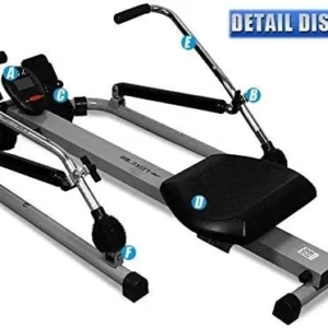 Fitness Equipment Home Rowing Machine, Fitness Equipment, Indoor Weight Loss, Foldable, Weight Loss, Abdomen, Digital Display, Full Body Endurance Exercise