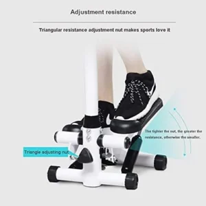 Fitness Equipment Mini-Stepper Swing Stepper Twist Stepper Step Machine with Handle Bar and LCD Monitor Home Silent Mountaineering Fitness Equipment for Exercise Effice