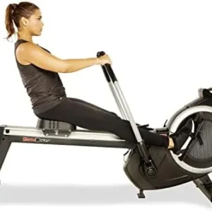 FITNESS REALITY 4000MR Magnetic Rower Rowing Machine with 15 Workout Programs