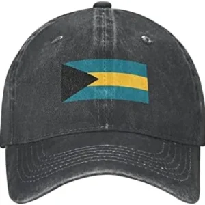 Flag of The Bahamas Baseball Cap for Men Women Hats Vintage Adjustable Cowboy Hat Dad Caps