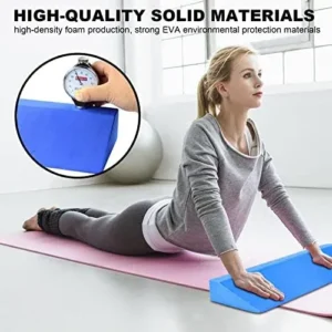 Foam Stress Wedge | Large Yoga Foam Wedge for Calf, Ankle and Foot Stretching | Large Yoga Foam Wedge, Slant Board, Calf Stretcher, Calf Stretcher Foam Inclined Board Germplasm