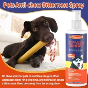 folaymass No Chew Spray for Dogs, Bitter Apple Spray for Dogs to Stop Chewing, Dog and Cat Deterrent Spray, Dogs Training & Behavior Aids, Dogs Repellent Spray