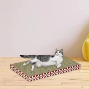 Fonowx Cat Scratch Bed Cat Scratcher Cardboard Large Wide Furniture Protector Cat Scratching Board for Exercise Indoor Cats Kittens