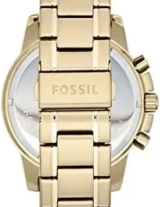 Fossil Dean Men’s Dress Watch with Chronograph Display and Stainless Steel Bracelet Band