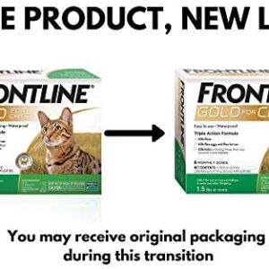 FRONTLINE® Gold for Cats Flea & Tick Treatment (Cats over 1.5 lbs.) 6 Doses