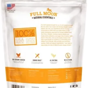 Full Moon All Natural Human Grade Dog Treats, Essential Chicken Savory Sticks, 24 Ounce