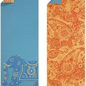 Gaiam Yoga Mat – Premium 6mm Print Reversible Extra Thick Non Slip Exercise & Fitness Mat for All Types of Yoga, Pilates & Floor Workouts (68″ x 24″ x 6mm Thick)