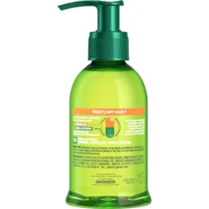 Garnier Fructis Sleek & Shine Anti-Frizz Serum for Frizzy, Dry Hair, Argan Oil, 5.1 Fl Oz, 1 Count (Packaging May Vary)