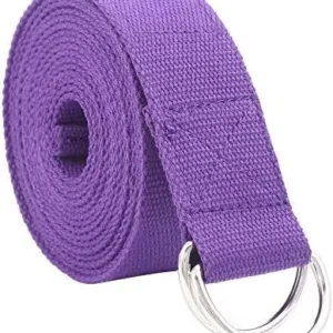 Gelante Fitness Exercise Yoga Strap – Durable Cotton 10 Feet Long