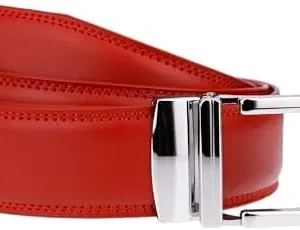 Gelante Ratchet Belt for Men, Mens Belts Leather 1.3” Adjustable Trim to Fit Dress Belt