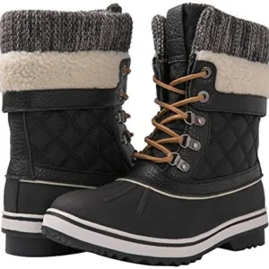 GLOBALWIN Women’s Waterproof Winter Boots Snow Boots For Women