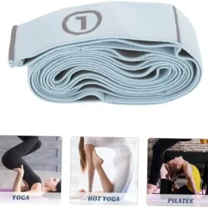 Gogogmee yoga resistance strap yoga strap elastic band child number fitness stretch bands for exercise stretch strap stretcher fitness band elasticity