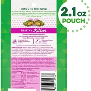 Greenies Feline Smartbites Healthy Kitten Treats, Chicken Flavor, 2.1 Oz Pack