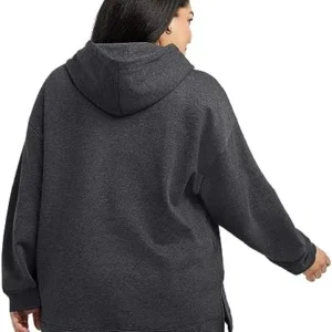 Hanes EcoSmart Plus Size Fleece Hoodie, Midweight Sweatshirt for Women, Kanga Pocket