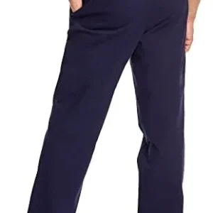 Hanes Essentials Sweatpants, Men’s Cotton Jersey Pants with Pockets, 33”