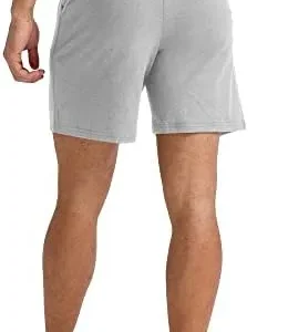 Hanes Men’s Originals Cotton Pockets, Pull-on Jersey Gym Shorts, 7″