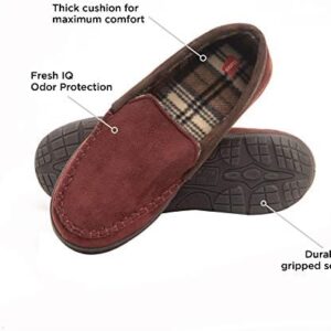 Hanes Men’s Textured Moccasin Slipper