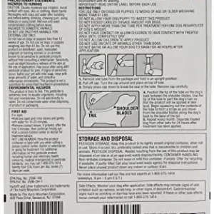 Hartz UltraGuard Dual Action Flea & Tick Topical Dog Treatment and Flea and Tick Prevention, 6 Months, 60+ Pound Dogs