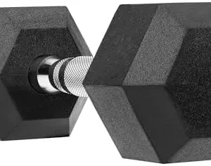 Hex Dumbbell Rubber Encased Dumbbell Strength Training Hex Dumbbell, Hand Weight For Workout & Exercise