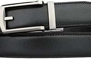 HIMI Men’s Comfort Genuine Leather Ratchet Dress Belt with Automatic Click Buckle