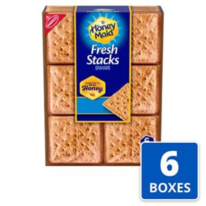 Honey Maid Fresh Stacks Graham Crackers, 6 – 12.2 oz Boxes (36 Total Stacks)