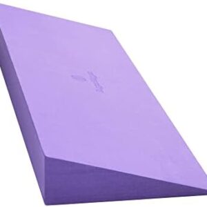 Hugger Mugger Yoga Wedge – Gentle Lift for Sensitive Wrists, Durable and Stable, Supports Joints, Great for Downward Dog