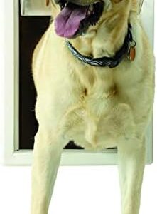 Ideal Pet Products Air Seal Pet Door with Telescoping Frame, Large, 10.25″ x 15.75″ Flap Size