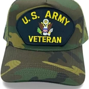 Infinite Hats US Army Veteran Patch Mesh Adjustable Baseball Cap