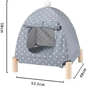 IRYZE Calming Dog Bed Pet Tent Cat Dog Tent Pet Portable Foldable Kennel Dogs Cats Tent for Small Medium Large Pets Portable Warming Dog Beds