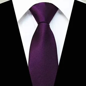 JEMYGINS 3.15“Solid Color Pre-tied Adjustable Necktie for Business and Wedding