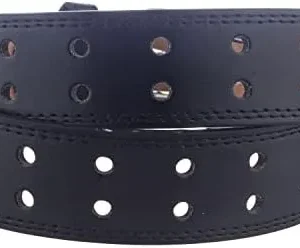 JOTW Unisex Faux Leather Two-Hole Belt – 35 Colors, Up to 7XL Available (BN9041)