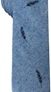 Kebocis Mens Cotton Necktie Skinny Tie for Men