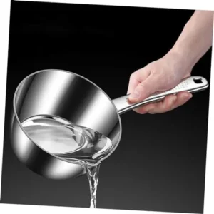 KICHOUSE Stainless Steel Water Ladle Soup Ladle Kitchen Utensils Kitchen Gadget Kitchen Tool Convenient Water Spoon Ladles for Cooking Multi-use Spoon Metal Bailer Small Tools Thicken