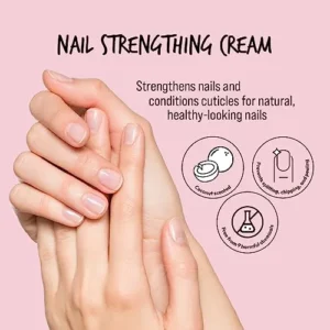 Kiss New York Nail Strengthening Cream with Coconut Oil, Nail Growth & Conditioning Cream Nail Treatment, Made in Korea