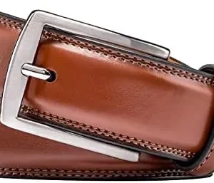 KM Legend Men’s Leather Dress Belt-Classic & Fashion for Work Business and Casual