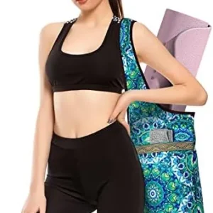 KYKU Yoga Mat Bags for Women Yoga Mat Carrier Tote, Holds More Yoga Accessories, Fits Most Size Mats