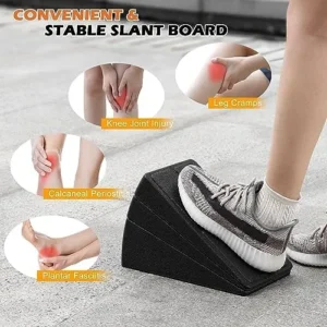 Laiao Slant Board, 3 Pcs Calf Stretcher 5 Adjustable Foam Calf Stretching Indine Board Squat Wedge for Physical Therapy Home Exercise