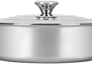 Le Creuset Tri-Ply Stainless Steel Rondeau Pan, 4.5 Quart