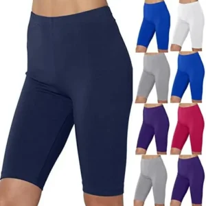 Legging Capris with Pockets for Women Summer Knee Length Hip Lifting Yoga Legging High Waist Butter Athletic Clothes