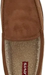 Levi’s Mens Fields 2 Microsuede Venetian House Shoe Slippers