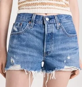 Levi’s Women’s Premium 501 Original Shorts ​​​​​(Also Available in Plus)