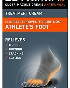 Lotrimin AF Cream for Athlete’s Foot, Clotrimazole 1% Antifungal Treatment, Clinically Proven Effective Antifungal Treatment of Most AF, Jock Itch and Ringworm, Cream, .53 Ounce (15 Grams)