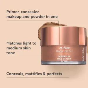 M. Asam Magic Finish Make-Up Mousse (1.01 Fl Oz) – 4in1 Primer, Foundation, Concealer & Powder With Buildable Coverage, Hides Redness And Dark Spots, Vegan, For Light To Medium Skin Tones