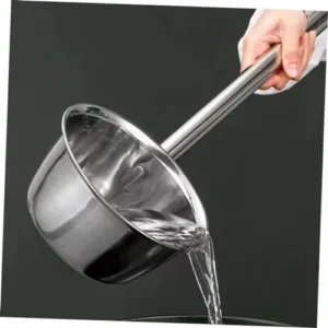 MAGICLULU Stainless Steel Spoon Soup Ladle Water Spoon Kitchen Gadget Stainless Steel Water Ladle Large Ladle Bailer for Restaurant Metal Bailer Household Kitchen Utensils